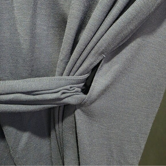 J. Jill Blue Wrap Rayon Blend Long Sleeve Top Blouse Balletcore NWOT - Picture 7 of 11